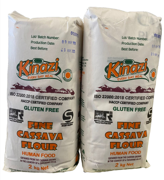 Kinazi Fine Cassava Flour 2kg 1pc