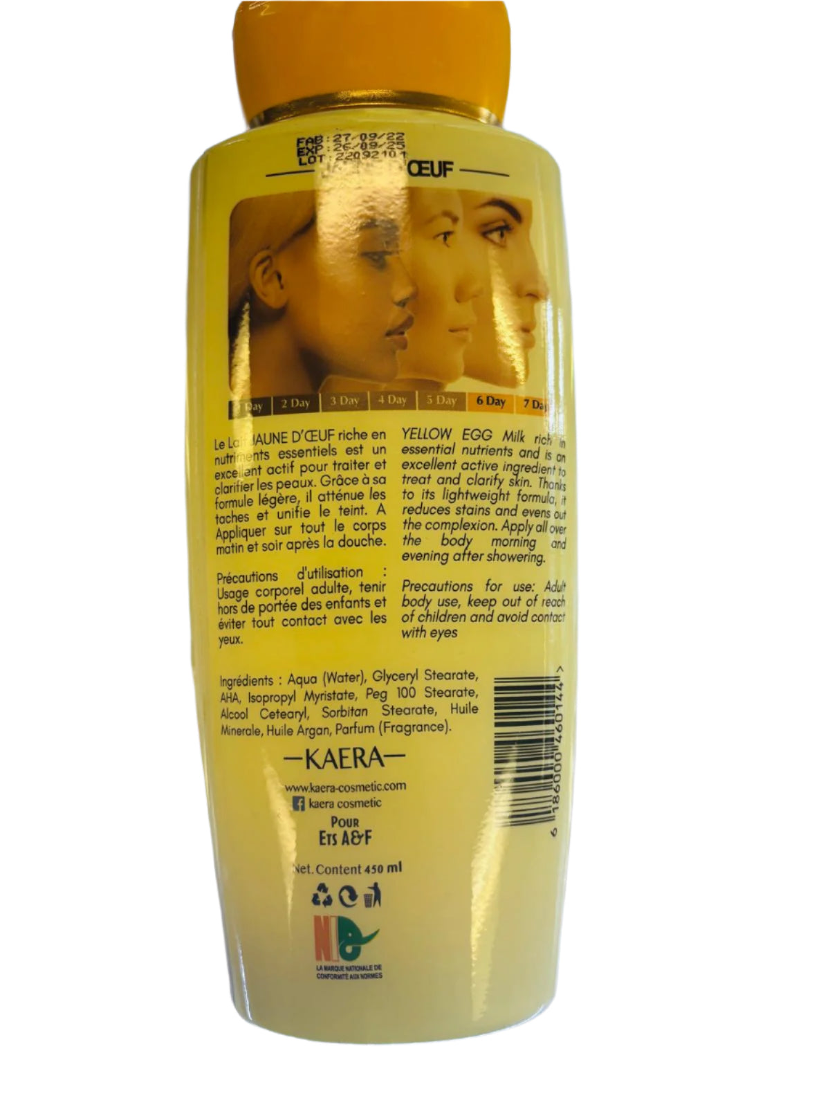 Jaune D'Oeuf Lotion Lait Traitant & Clarifiant 2-PACK