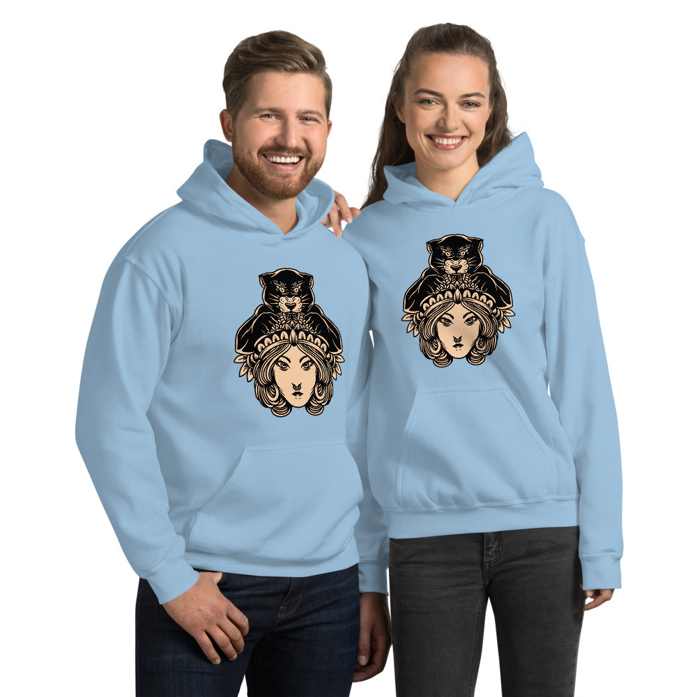 Lady Panther Couple Unisex Hoodie - brothersafricamarket
