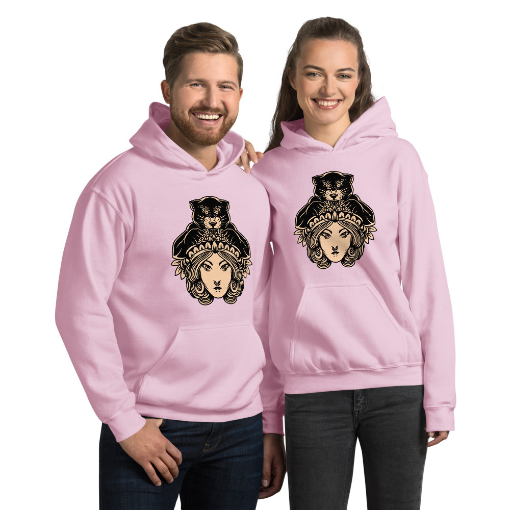 Lady Panther Couple Unisex Hoodie - brothersafricamarket