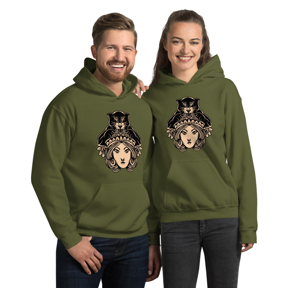 Lady Panther Couple Unisex Hoodie - brothersafricamarket