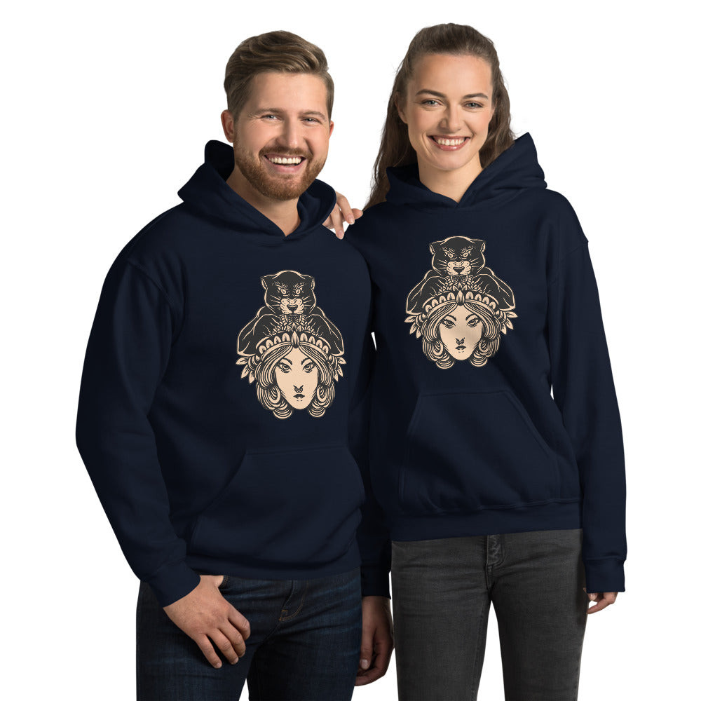 Lady Panther Couple Unisex Hoodie - brothersafricamarket