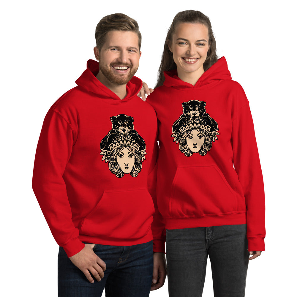 Lady Panther Couple Unisex Hoodie - brothersafricamarket