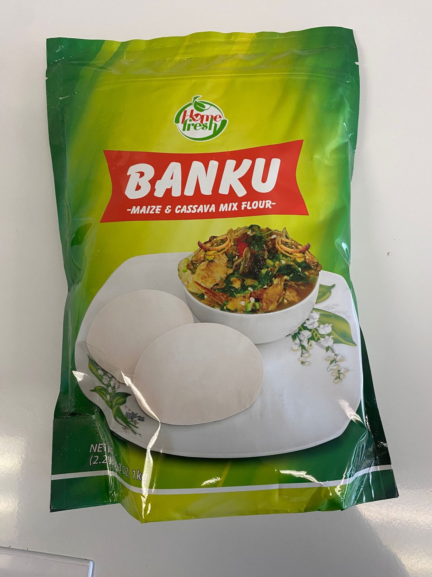 Banku Maize & Cassava Flour mix 2.2lb