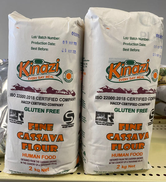 Kinazi Fine Cassava Flour 2kg 1pc