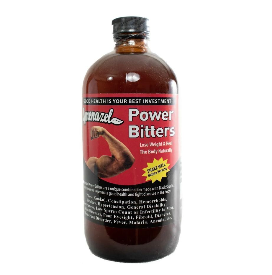 Amenazel Power Bitters Black Seed organic Detox 16oz