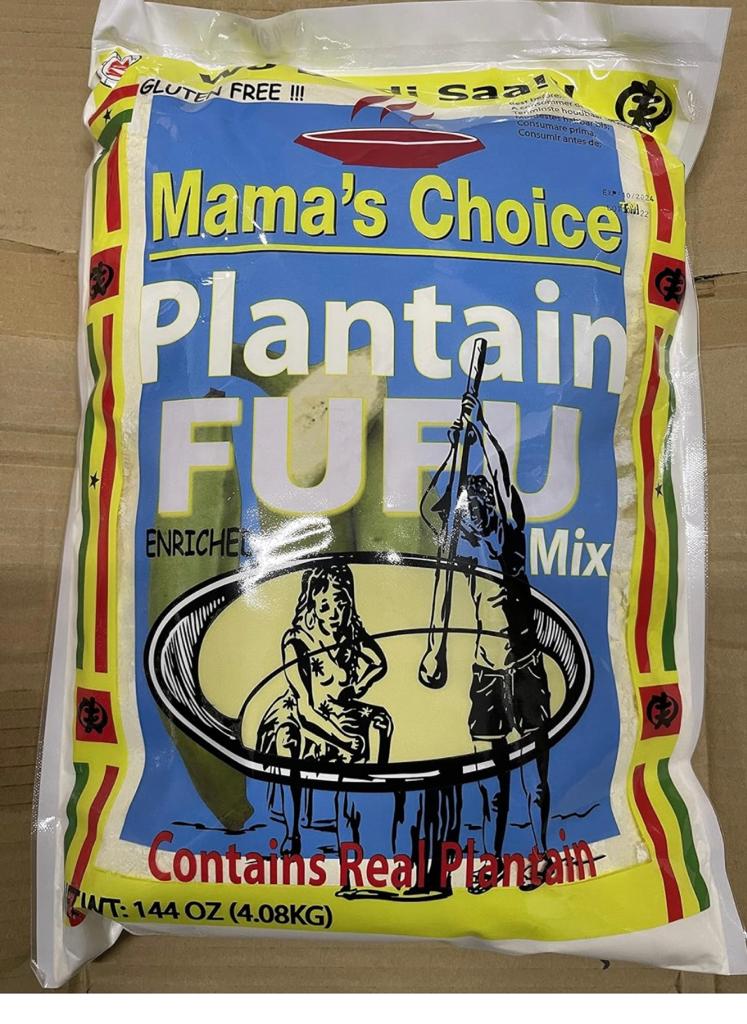 Mama's Choice Fufu Mix Plantain 10Lb
