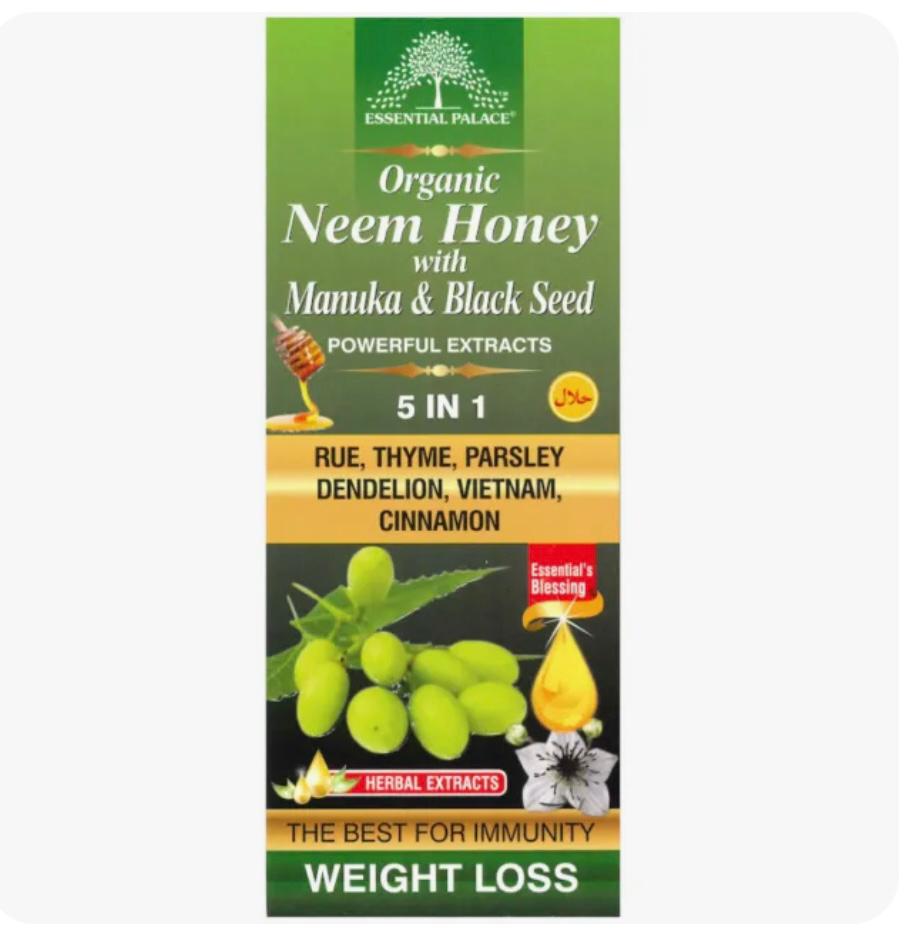 Organic Neem Honey with Manuka & Black Seed